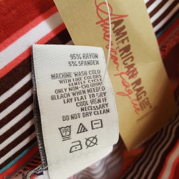 Macys🦋earthtone stripe skirt🦋BNWT🦋sz XL (jr) - Picture 4 of 5